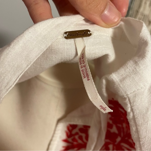 Free People gypsy style embroidered blouse - Picture 4 of 4